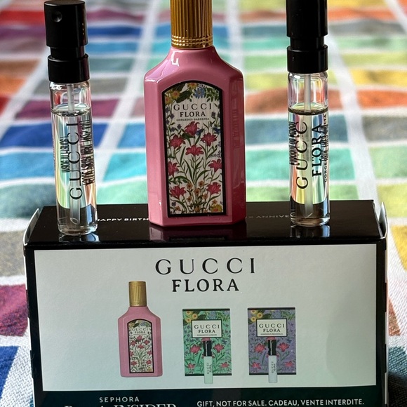 💐 GUCCI FLORA MINI PERFUME SET 💐  NWT 💐 - Picture 2 of 16